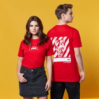 The Bat T-Shirt - Rot - L von Original Hero