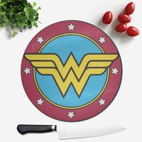 Wonder Woman Shield Round Chopping Board von DC Comics