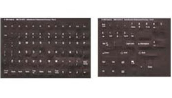 Blickdichte Dvorak Tastatur-Aufkleber mit weißen Zeichen auf schwarzem nicht transparentem Hintergrund – perfekte Lösung zum Verblassen von Charakteren auf Ihrer Keyobard. Blickdichte Dvorak Tastatur-Aufkleber mit weißen Zeichen auf schwarzem nicht transparentem Hintergrund – perfekte Lösung zum Verblassen von Charakteren auf Ihrer Keyobard. von DC
