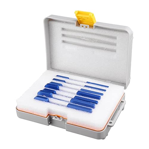 7-teiliges Präzisions-Fräser-Tisch-Set-Up-Stangen-Holzbearbeitungs-Aluminium-Setup-Block-Höhenmessgerät-Set Tischkreissägen-Zubehör Gehrungsmessgerät-Werkzeug Messwerkzeuge(7pc With Box) von DCDCD