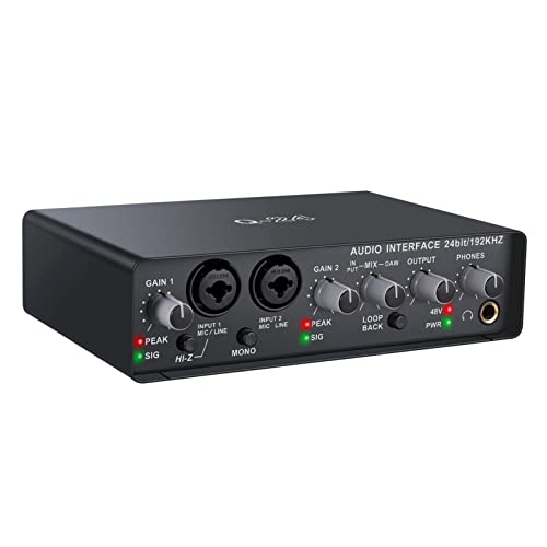 DCDCD Audio -Schnittstellen -Soundkarte mit Monitor Mixing -Konsole -Gesangstudio -Aufnahme Mikrofon 48V Phantom Power Sound Mixer DCDCD Audio -Schnittstellen -Soundkarte mit Monitor Mixing -Konsole -Gesangstudio -Aufnahme Mikrofon 48V Phantom Power Sound Mixer von DCDCD