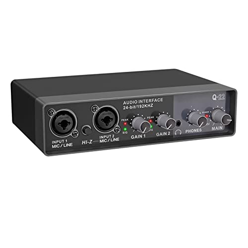 DCDCD Audio -Schnittstellen -Soundkarte mit Monitor Sound Mixer E -Gitarre for Live -Studio -Aufnahme -Mikrofon -Phantom -Leistung DCDCD Audio -Schnittstellen -Soundkarte mit Monitor Sound Mixer E -Gitarre for Live -Studio -Aufnahme -Mikrofon -Phantom -Leistung von DCDCD