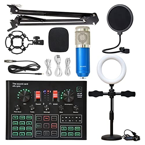 DCDCD Live -Soundkartenhalterungs -Set -Kondensator -Mikrofon -Soundkarte for Live -Sound -Card -Bracks -Set -Set -Set -Card -Card -Card -Schallausstattung V8s Soundkarte(6) von DCDCD