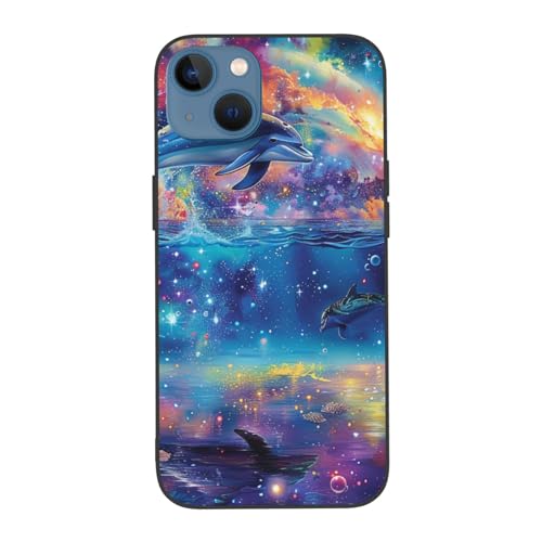 DCEHGEW Bedruckte Handyhülle für iPhone 13 Mini 5,4 Zoll (13,7 cm) – niedliche, stoßfeste Handyhülle für iPhone 13 Mini, Anti-Fingerabdruck, vergilbt nicht, Weiß von DCEHGEW