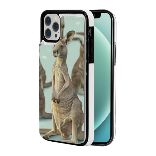 DCEHGEW Funny for Kangaroo Zoo Print Phone Case Wallet for iPhone 12 Mini - 13.7 cm Flip Leather Phone Case Shockproof Wallet Phone Cover Protector with 2 Card Slots Holders White DCEHGEW Funny for Kangaroo Zoo Print Phone Case Wallet for iPhone 12 Mini - 13.7 cm Flip Leather Phone Case Shockproof Wallet Phone Cover Protector with 2 Card Slots Holders White von DCEHGEW
