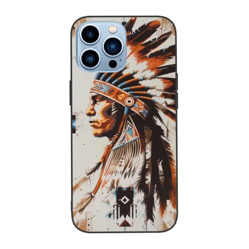 DCEHGEW Native USA Bedruckte Handyhülle für iPhone 13 Pro Max 6,7 Zoll - Niedliche, stoßfeste Handyhülle für iPhone 13 Pro Max, Anti-Fingerabdruck, kein Vergilben Weiß DCEHGEW Native USA Bedruckte Handyhülle für iPhone 13 Pro Max 6,7 Zoll - Niedliche, stoßfeste Handyhülle für iPhone 13 Pro Max, Anti-Fingerabdruck, kein Vergilben Weiß von DCEHGEW