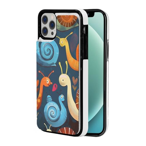 DCEHGEW Schutzhülle für iPhone 12 Mini, 13,7 cm (5,4 Zoll), Klappetui, Leder, stoßfest, Brieftaschen-Handyhülle, Schutz mit 2 Kartenfächern, Weiß von DCEHGEW
