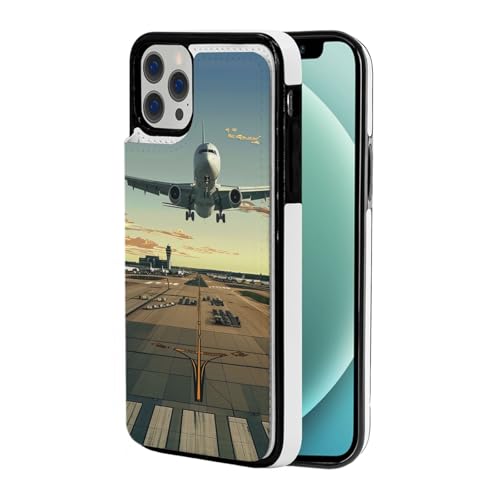 DCEHGEW Schutzhülle für iPhone 12 Mini, 13,7 cm (5,4 Zoll), Klappetui, Leder, stoßfest, Brieftaschenformat, mit 2 Kartenfächern, Weiß von DCEHGEW