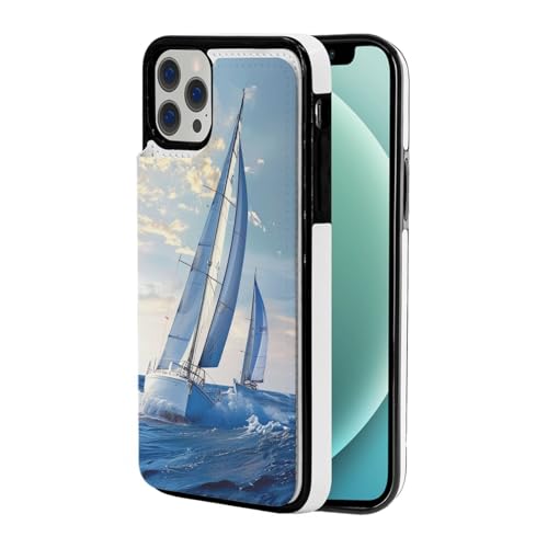 DCEHGEW Sea Sailing Phone Case Wallet for iPhone 12 Mini - 13.7 cm Flip Leather Phone Case Shockproof Wallet Phone Cover Protector with 2 Card Slots Holders White DCEHGEW Sea Sailing Phone Case Wallet for iPhone 12 Mini - 13.7 cm Flip Leather Phone Case Shockproof Wallet Phone Cover Protector with 2 Card Slots Holders White von DCEHGEW