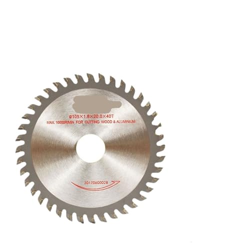 105 mm, 40 Zähne, 4 Zoll Kreissägeblätter, 105 x 1,8 x 20 mm x 40 Zähne, Sägeblätter for Schneiden von Holz, Aluminium. Aufnahme 20/16 mm(2 Pieces) von DCJJLWIG