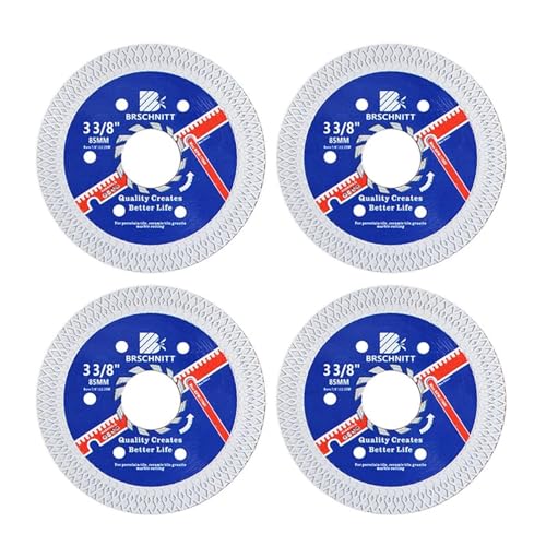 4/10 stücke 85mm Trennscheibe Säge Diamant Sägeblatt Cutter for Fliesen Granit Beton Marmor Turbo Trennscheibe(10pcs 85mm) von DCJJLWIG