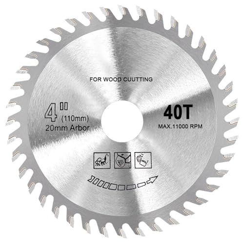 4 Zoll 40 Zähne Hartlegierung Holzsägeblatt 110 * 20 * 40T Holzbearbeitung Schneiden 1pc 40T Schneidklinge Werkzeug 4 Zoll 40 Zähne Hartlegierung Holzsägeblatt 110 * 20 * 40T Holzbearbeitung Schneiden 1pc 40T Schneidklinge Werkzeug von DCJJLWIG