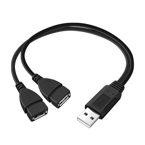 DCNETWORK USB-Splitterkabel und USB 2.0 Strom-Verlängerungskabel zum Laden/Übertragen von Daten Hub Extender USB auf Dual Port Adapter Multiport Daten Splitter für Laptop 20 cm DCNETWORK USB-Splitterkabel und USB 2.0 Strom-Verlängerungskabel zum Laden/Übertragen von Daten Hub Extender USB auf Dual Port Adapter Multiport Daten Splitter für Laptop 20 cm von DCNETWORK