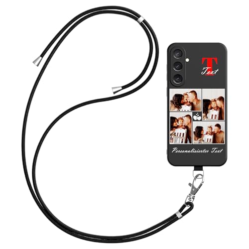 DCPPCY Handykette Personalisierte Handyhülle für Samsung Galaxy A12/M12 4G, Selbst Gestalten Hülle mit Handyband Kette, TPU Custom handyhülle mit Foto Bild Text, Hülle mit Eigenem Foto (Mehrfarbig) DCPPCY Handykette Personalisierte Handyhülle für Samsung Galaxy A12/M12 4G, Selbst Gestalten Hülle mit Handyband Kette, TPU Custom handyhülle mit Foto Bild Text, Hülle mit Eigenem Foto (Mehrfarbig) von DCPPCY