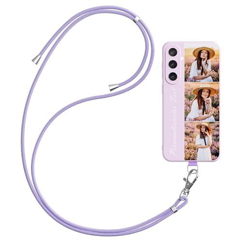 DCPPCY Handykette Personalisierte Handyhülle für Samsung Galaxy S22 Ultra 5G, Selbst Gestalten Hülle mit Handyband Kette, TPU Custom handyhülle mit Foto Bild Text, Hülle mit Eigenem Foto (Mehrfarbig) DCPPCY Handykette Personalisierte Handyhülle für Samsung Galaxy S22 Ultra 5G, Selbst Gestalten Hülle mit Handyband Kette, TPU Custom handyhülle mit Foto Bild Text, Hülle mit Eigenem Foto (Mehrfarbig) von DCPPCY