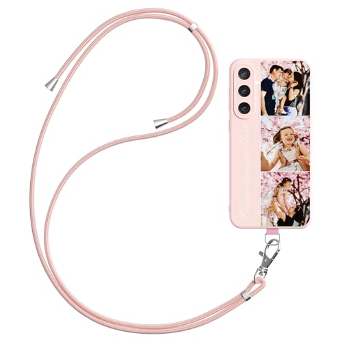 DCPPCY Handykette Personalisierte Handyhülle für Samsung Galaxy S23 Ultra 5G, Selbst Gestalten Hülle mit Handyband Kette, TPU Custom handyhülle mit Foto Bild Text, Hülle mit Eigenem Foto (Mehrfarbig) DCPPCY Handykette Personalisierte Handyhülle für Samsung Galaxy S23 Ultra 5G, Selbst Gestalten Hülle mit Handyband Kette, TPU Custom handyhülle mit Foto Bild Text, Hülle mit Eigenem Foto (Mehrfarbig) von DCPPCY