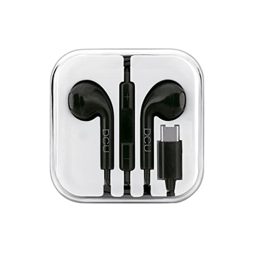 DCU TECNOLOGIC | Kopfhörer, kabelgebundene Kopfhörer mit USB-Anschluss, Mikrofon und Lautstärkeregler, Typ C, mit Stereo-Solido, Schwarz DCU TECNOLOGIC | Kopfhörer, kabelgebundene Kopfhörer mit USB-Anschluss, Mikrofon und Lautstärkeregler, Typ C, mit Stereo-Solido, Schwarz von DCU TECNOLOGIC