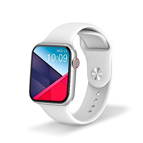 DCU TECNOLOGIC – Smartwatch Color Full 2 ​​– Smartwatch mit 2 Armbändern: Weißes und rotes – 1,91 Zoll IPS-Touchscreen – IP67 wasserdicht – 128 Sportmodi von DCU TECNOLOGIC