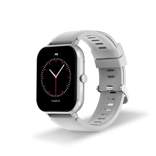 DCU TECNOLOGIC – Smartwatch mit gebogenem Glas PRO – anpassbarer 1,83-Zoll-High-Definition-Touchscreen – IP67 wasserdicht – 123 Sportmodi – Grau von DCU TECNOLOGIC