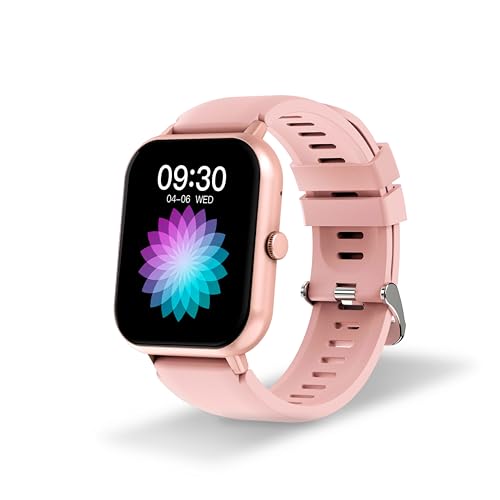 DCU TECNOLOGIC – Smartwatch mit gebogenem Glas PRO – anpassbarer 1,83-Zoll-High-Definition-Touchscreen – IP67 wasserdicht – 123 Sportmodi – Rosa von DCU TECNOLOGIC