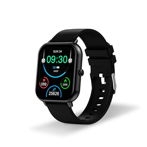 DCU TECNOLOGIC – Smartwatch mit gebogenem Glas PRO – anpassbarer 1,83-Zoll-High-Definition-Touchscreen – IP67 wasserdicht – 123 Sportmodi – Schwarz von DCU TECNOLOGIC