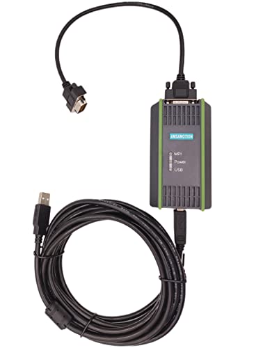 Kompatibel mit Siemens PLC Programmierkabel S7-200/300/400 Data Download Line 6ES7972-0CB20-0XA0, USB/MPI PC Adapter USB Kabel für Siemen S7-200/300/400 PLC MPI/DP/PPI Pro. grammierkabel 4 90 cm von DCYNXC
