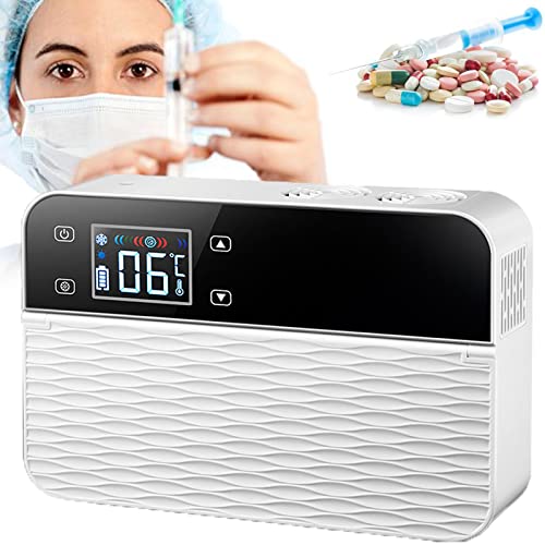 DDHVVOH Insulin Cool Box for Car,Travel,Home,Led Display Medicine Refrigerator,Portable Small Insulin Cooling Case,Small Fridge,Medicine Diabetes Bag,nobattery DDHVVOH Insulin Cool Box for Car,Travel,Home,Led Display Medicine Refrigerator,Portable Small Insulin Cooling Case,Small Fridge,Medicine Diabetes Bag,nobattery von DDHVVOH