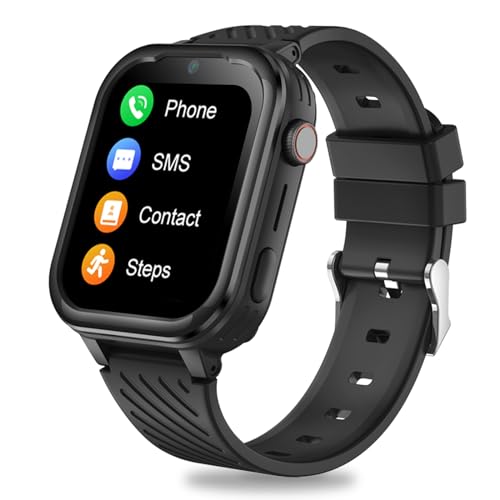 DDIOYIUR 4G Smartwatch Kinder mit GPS und Telefon, Smart Watch Kinder mit WiFi, Videoanruf, 2 Kamera, SOS, Schulmodus, Kinder Smartwatch für Jungen und Mädchen 4–16 Jahren. von DDIOYIUR