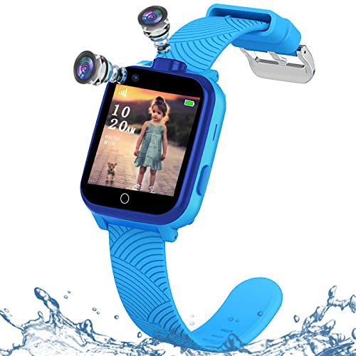 DDIOYIUR Smartwatch für Kinder, Kind Uhr Telefon Touchscreen mit Musik Player, Recorder, SOS, Spiel, Zwei Kamera, Anrufen, Wecker, Kalender, kinder intelligente uhr für Jungen Mädchen Student Geschenk von DDIOYIUR