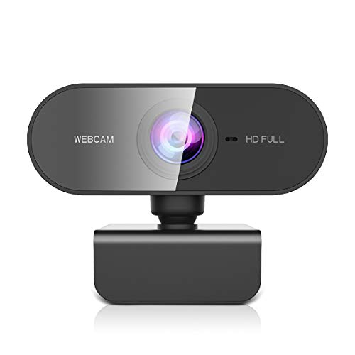 DDKJ Webcam mit Mikrofon,1080P Full HD Kamera PC Laptop,USB Web Cam Plug&Play,Externe Streaming Camera,Mini Facecam Videokonferenz Face Cam für Computer MacBook Microsoft Teams Gaming Meeting Live von DDKJ