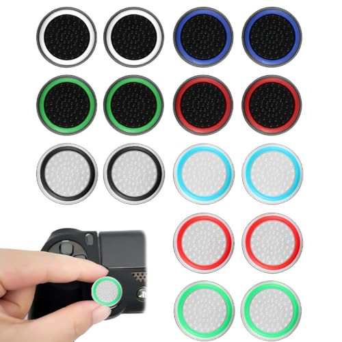 DDKY 16er-Pack Joystick-Kappen, Daumenstick-Kappen, Griff-Joystick-Abdeckungen, Controller-Zubehör-Wippe, Joystick-Schutzzubehör aus Silikon DDKY 16er-Pack Joystick-Kappen, Daumenstick-Kappen, Griff-Joystick-Abdeckungen, Controller-Zubehör-Wippe, Joystick-Schutzzubehör aus Silikon von DDKY