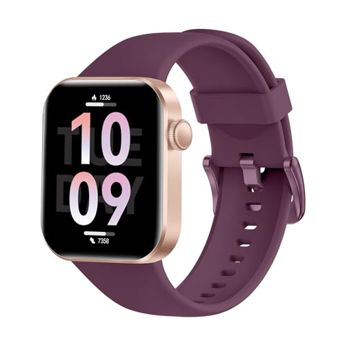 DDXCAW Smartwatch Damen Herren, 1,85" Smart Watch mit Telefonfunktion/Message Reminder, 140+ Sportmodi Impermeabile IP68 Fitnessuhrmit Herzfrequenzmonitor/Schlafmonitor Schrittzähler für iOS Android von DDXCAW