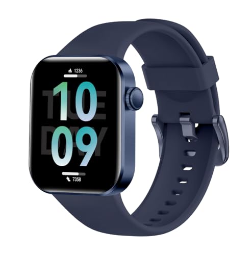 DDXCAW Smartwatch Damen Herren, 1,85" Smart Watch mit Telefonfunktion/Message Reminder, 140+ Sportmodi Impermeabile IP68 Fitnessuhrmit Herzfrequenzmonitor/Schlafmonitor Schrittzähler für iOS Android von DDXCAW
