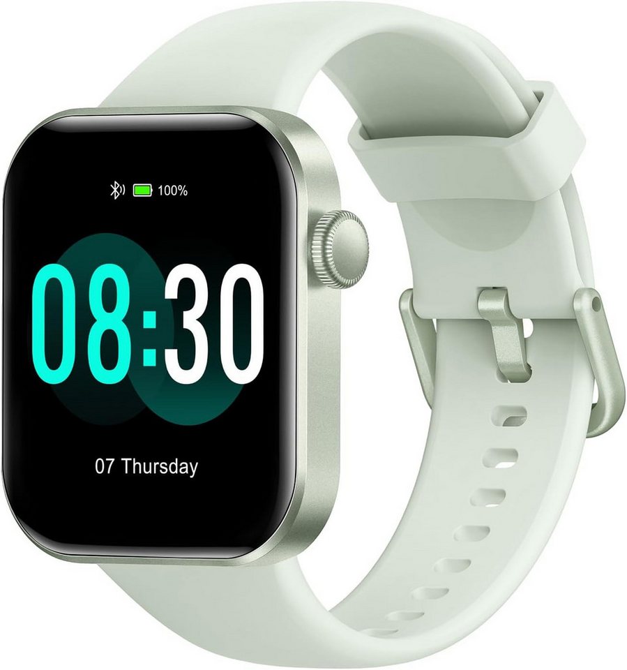 DDXCAW mit Telefonfunktion, 140+ Sportmodi Herzfrequenz SpO2 Schlafmonitor Smartwatch (1,85 cm, Android, iOS), mit 7 Tage Akkulaufzeit & IP68-Schutz – ideal für Alltag & Wassersport von DDXCAW