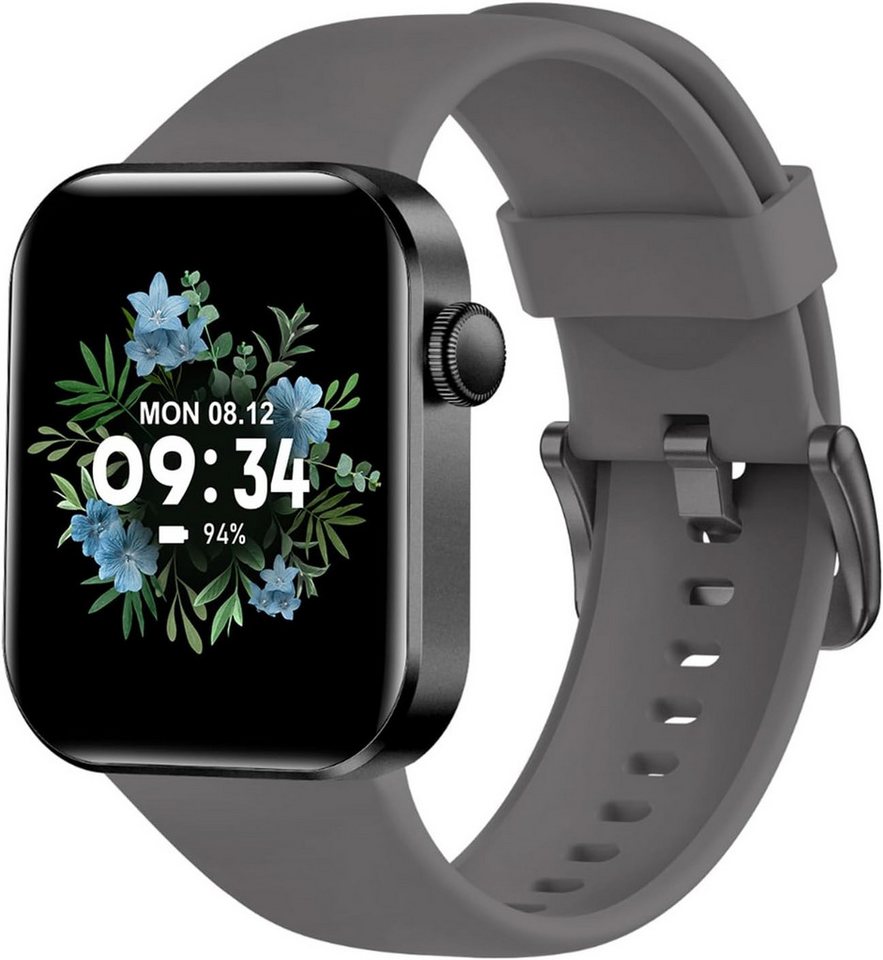 DDXCAW mit Telefonfunktion, 140+Sportmodi mit Herzfrequenz SpO2 Schlafmonitor Smartwatch (1,85 cm, Android, iOS), Akkulaufzeit & Wasserschutz 7 Tage Laufzeit mit magnetischem Ladegerät von DDXCAW