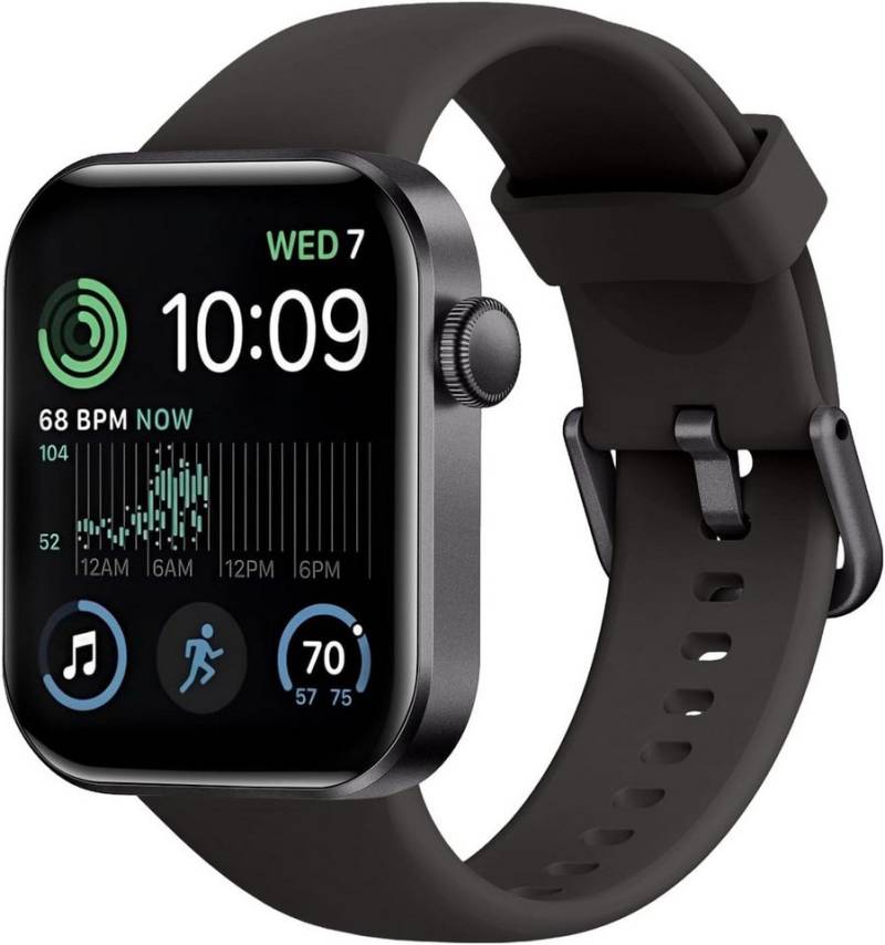DDXCAW mit Telefonfunktion 140+ Sportmodi Fitnessuhr Herzfrequenzmonitor Smartwatch (1,85 Zoll, Android, iOS), Activity Traker Schlafmonitor Schrittzähler für Damen und Herren von DDXCAW