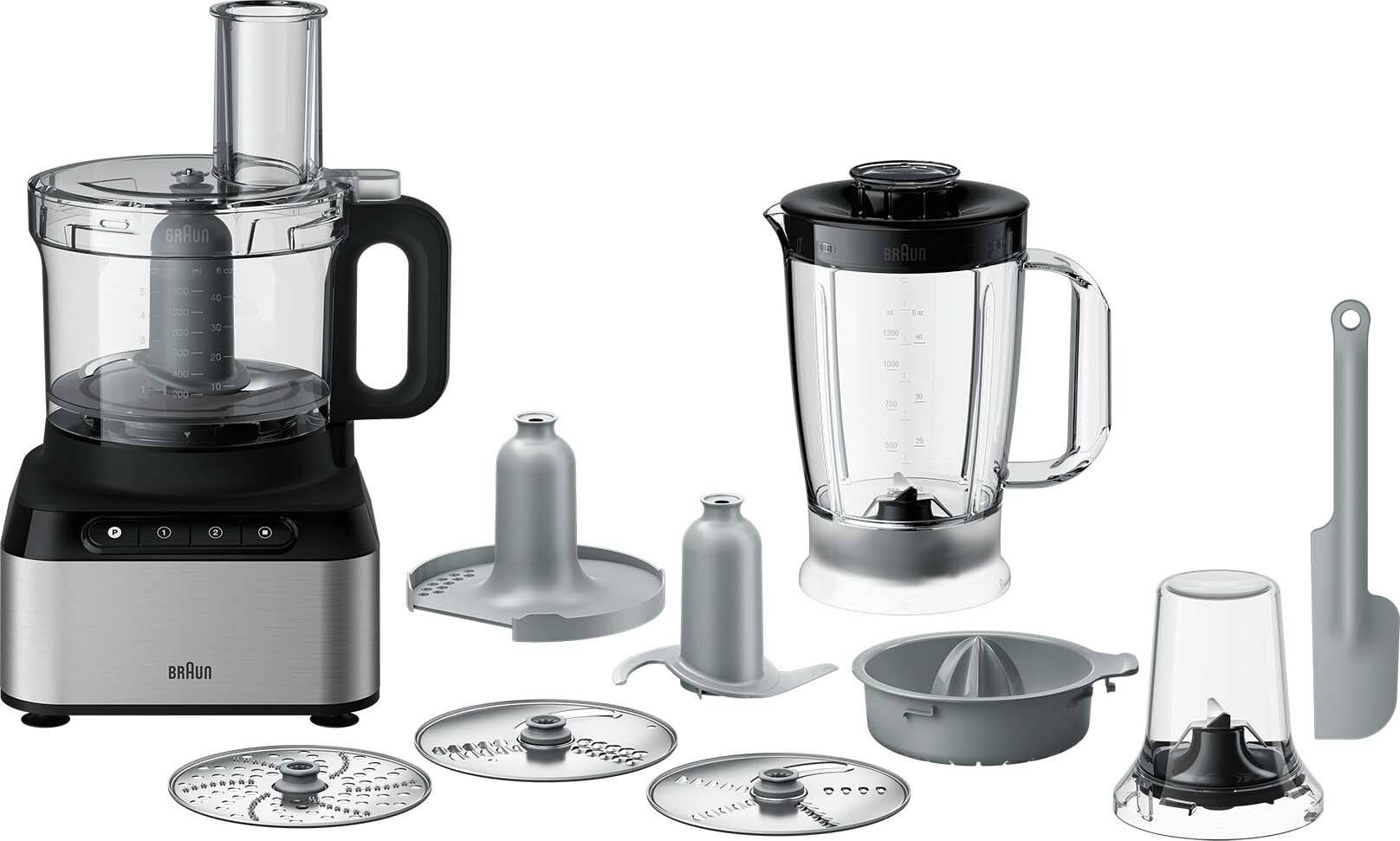 Braun FP 3233 SI Küchenmaschine PureEase 800W Braun FP 3233 SI Küchenmaschine PureEase 800W von DE'LONGHI DEUTSCHLAND GMBH