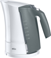 Braun WK 500 Wasserkocher 1,6 l 3000 W Weiß Braun WK 500 Wasserkocher 1,6 l 3000 W Weiß von DE'LONGHI DEUTSCHLAND GMBH