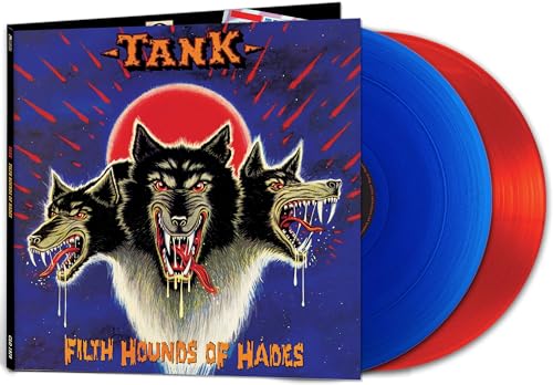 Filth Hounds Of Hades - Red/Blue vinyl [Vinyl LP] von DEAD LINE MUSIC