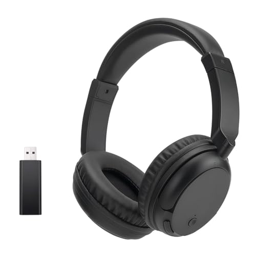 DEARBIRDER Bluetooth-Kopfhörer Stereo Hifi Over-Ear Kabellos, leicht mit tiefem Bass für Büroreisen, Schwarz von DEARBIRDER