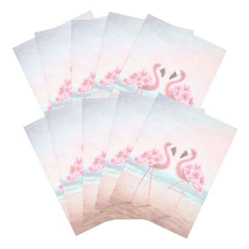 DEARMAMY 10 Stück Flamingo-Briefpapier dekoratives briefpapier Papier für Einladung edles briefpapier altes Schreibpapier Briefpapier leer dekoratives leeres Papier Rosa DEARMAMY 10 Stück Flamingo-Briefpapier dekoratives briefpapier Papier für Einladung edles briefpapier altes Schreibpapier Briefpapier leer dekoratives leeres Papier Rosa von DEARMAMY