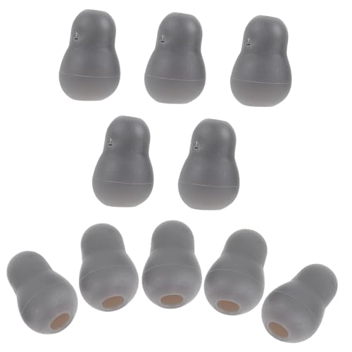 DEARMAMY 10 Stück Ohrstöpsel Komfortabel Klein Ohren Zubehör Ohrhörer Für Darüber Hinaus Tipps Ersatz Gehörschutzstöpsel Universelle Ohrstöpsel Ohrspitze PVC Grey DEARMAMY 10 Stück Ohrstöpsel Komfortabel Klein Ohren Zubehör Ohrhörer Für Darüber Hinaus Tipps Ersatz Gehörschutzstöpsel Universelle Ohrstöpsel Ohrspitze PVC Grey von DEARMAMY