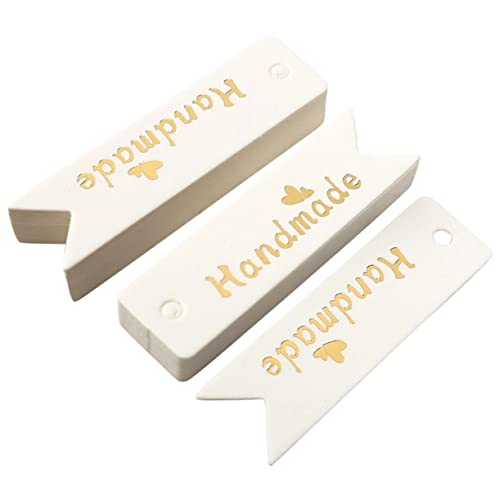 DEARMAMY 100 Stück Handgefertigte Hingelenkabel Kreativ handgefertigt mit Weihnachten Stichworte Du Präsentieren Sie Etiketten-Tags handgemachte Tags zum Häkeln Papier Weiß DEARMAMY 100 Stück Handgefertigte Hingelenkabel Kreativ handgefertigt mit Weihnachten Stichworte Du Präsentieren Sie Etiketten-Tags handgemachte Tags zum Häkeln Papier Weiß von DEARMAMY