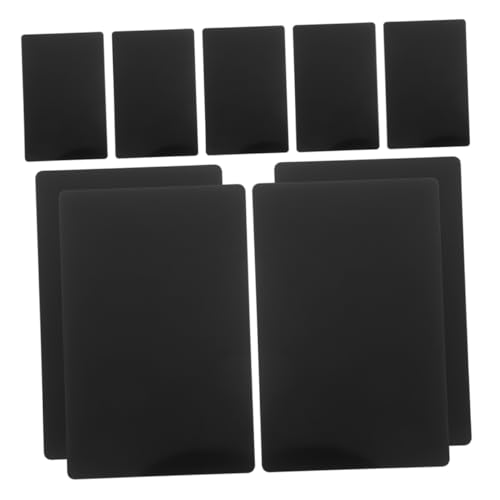 DEARMAMY 100 Stück Visitenkarten Aus Blech Visitenkarten Gravurrohlinge Produkte Blanko Aluminiumkarten Aluminium Visitenkartenrohlinge Namenskarten Blanko Karten Kleine Karten von DEARMAMY