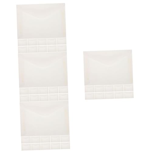 DEARMAMY 4 Sätze Geldaufbewahrung Pflanzenbeutel Mini-papiertüten Probenanzeige Papierumschläge Samenumschläge Leere Umschläge Gewachstes Papier Beige 20 Stück * 4 von DEARMAMY