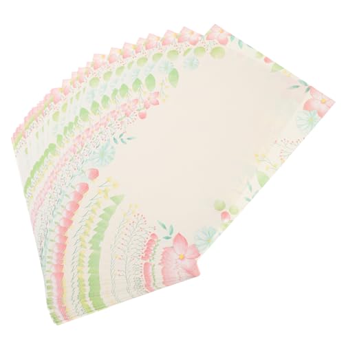 DEARMAMY 50 Stück Druckerpapier Blumen- Engagement Scrapbooking -papier Junggesellin Für Schreibpapier Spitzenpapier Braut Schreiben Briefpapier Stationäres Papier DEARMAMY 50 Stück Druckerpapier Blumen- Engagement Scrapbooking -papier Junggesellin Für Schreibpapier Spitzenpapier Braut Schreiben Briefpapier Stationäres Papier von DEARMAMY