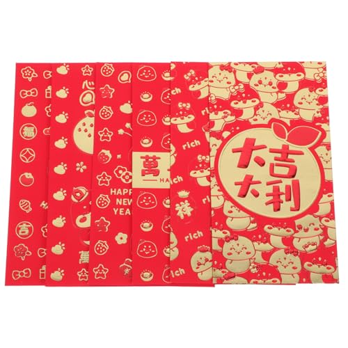 DEARMAMY 60 Stück 2025 Rote Umschlagtasche Für Das Neue Jahr Hochzeit China Sachen Kulturell Schlangenroter Umschlag 2025 Frühling Mond- Alle Party Papier DEARMAMY 60 Stück 2025 Rote Umschlagtasche Für Das Neue Jahr Hochzeit China Sachen Kulturell Schlangenroter Umschlag 2025 Frühling Mond- Alle Party Papier von DEARMAMY