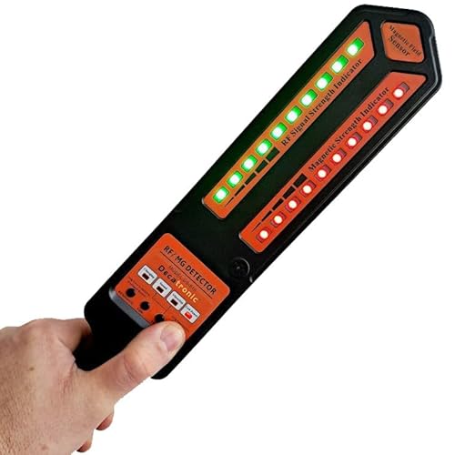 Professioneller Mikrospies-Detektor und GPS für Auto, EMF, WiFi von DECATRONIC