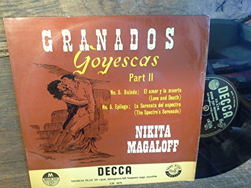 Granados Goyescas Part II Nikita Magaloff Medium Play disque vinyle Decca LW 5179 Granados Goyescas Part II Nikita Magaloff Medium Play disque vinyle Decca LW 5179 von DECCA