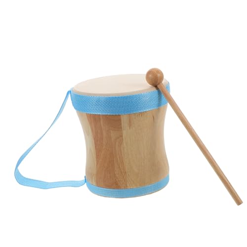 DECHOUS 1 Satz Handtrommel Aus Schaffell -bongos-trommeln Trommel Maracas-instrument Rolltrommel Orff Perkussionsspielzeug Handtrommeln Kindertrommeln Holz von DECHOUS